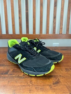 New Balance 990V5 Men's Black Neon Sneaker